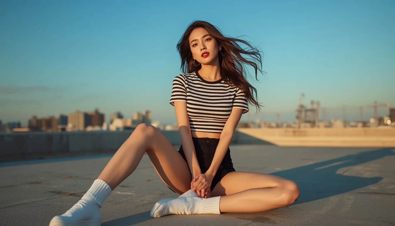 Woman on the rooftop3