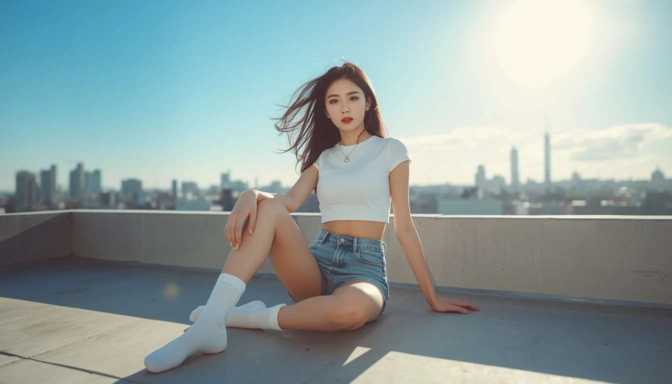 Rooftop woman5