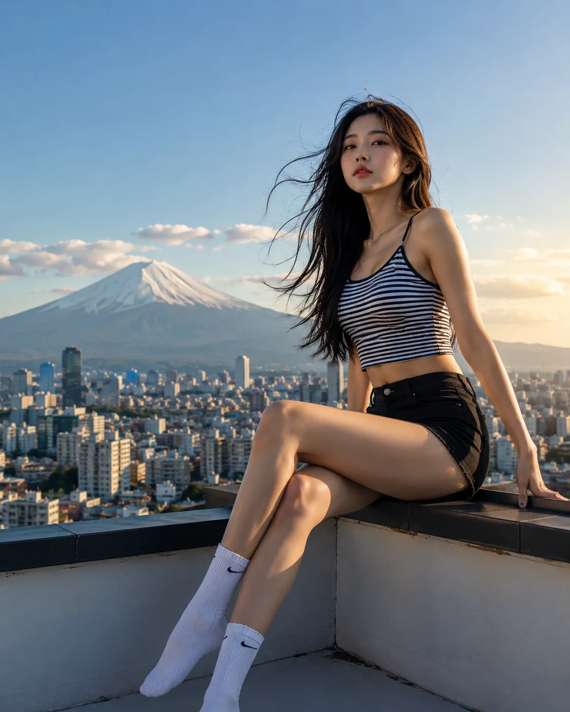 A Woman in the City and Mountains
